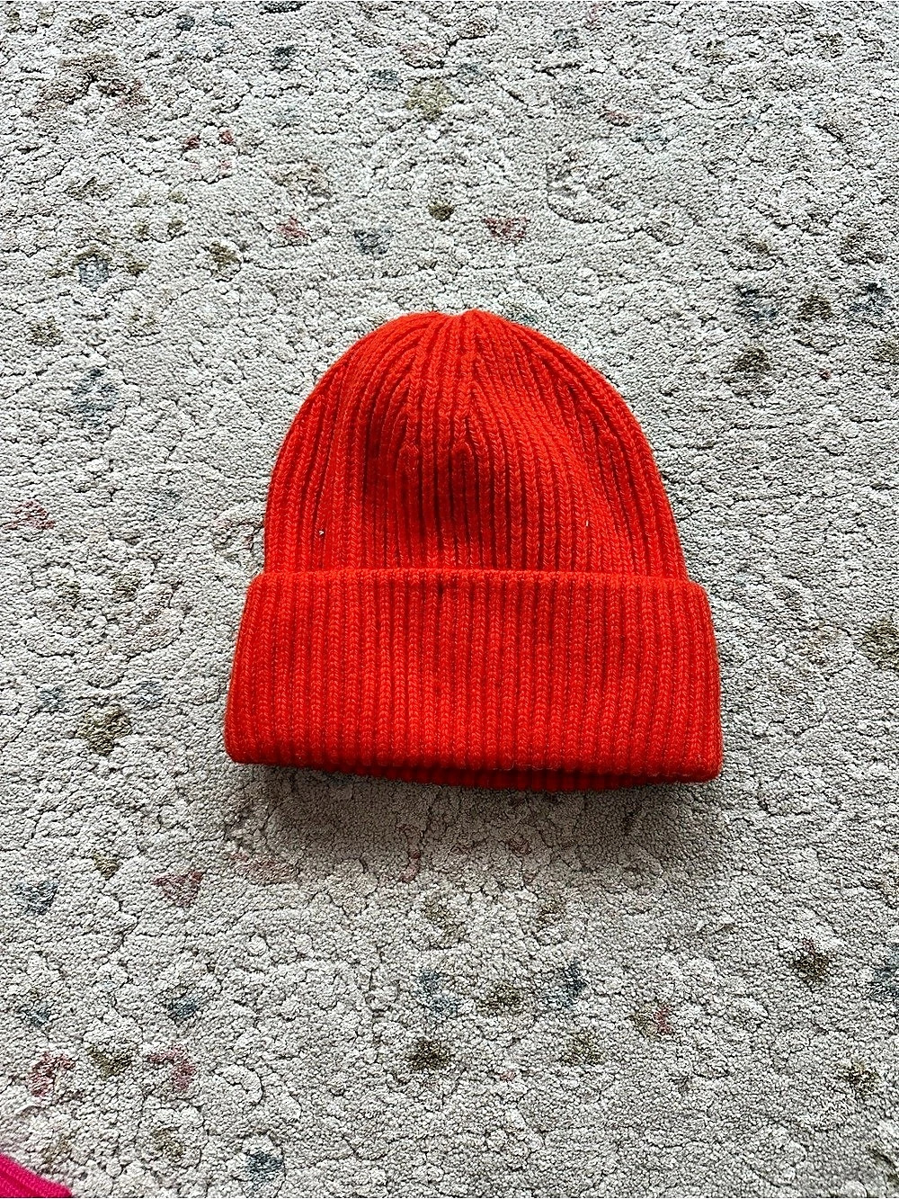 H&M Rib-Knit Beanie in Red
